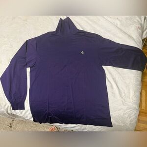Ralph Lauren Men's Purple Golf Collection Turtleneck
